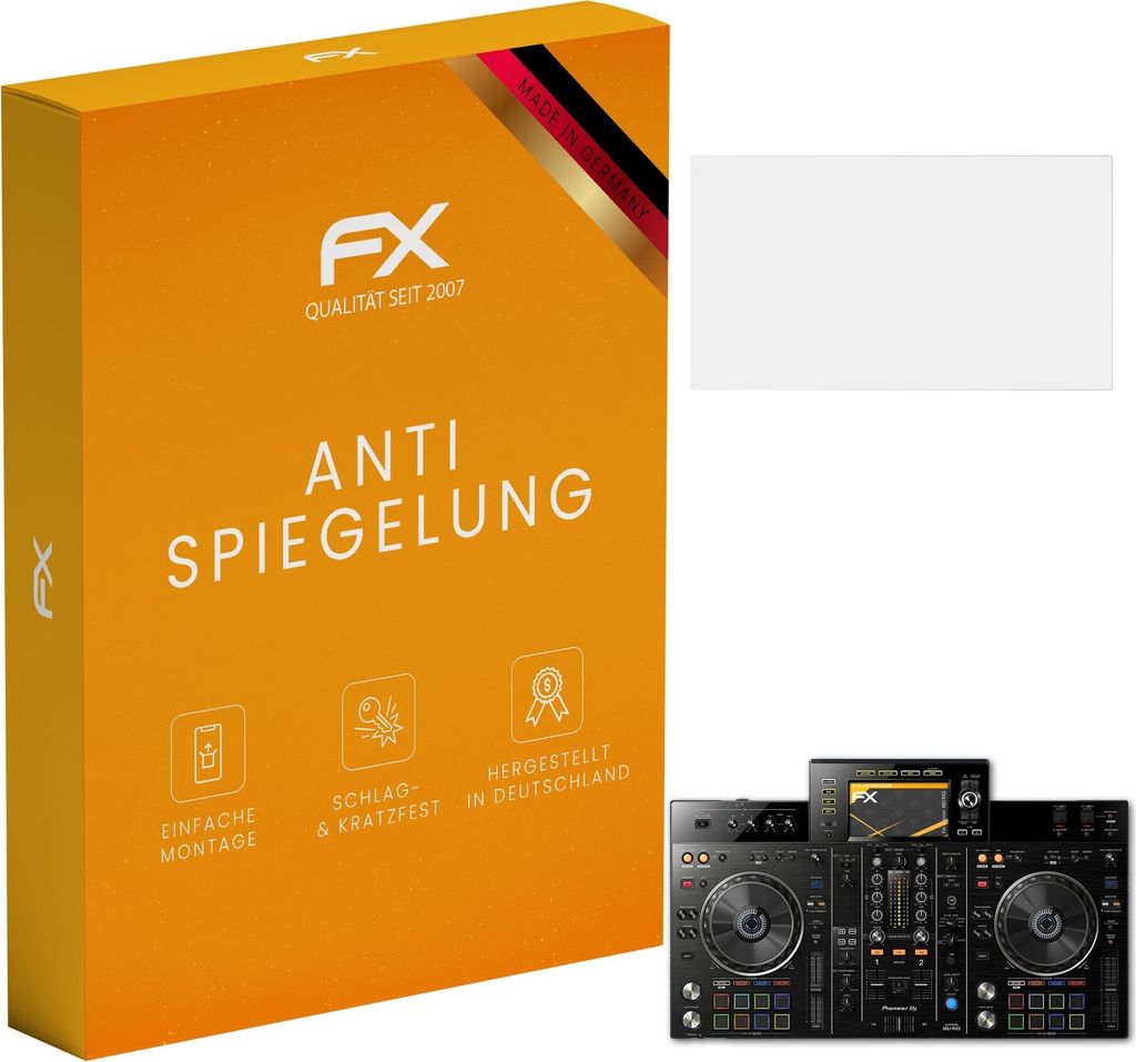 atFoliX FX-Antireflex 3x Schutzfolie kompatibel mit Pioneer XDJ-RX2 Displayfolie