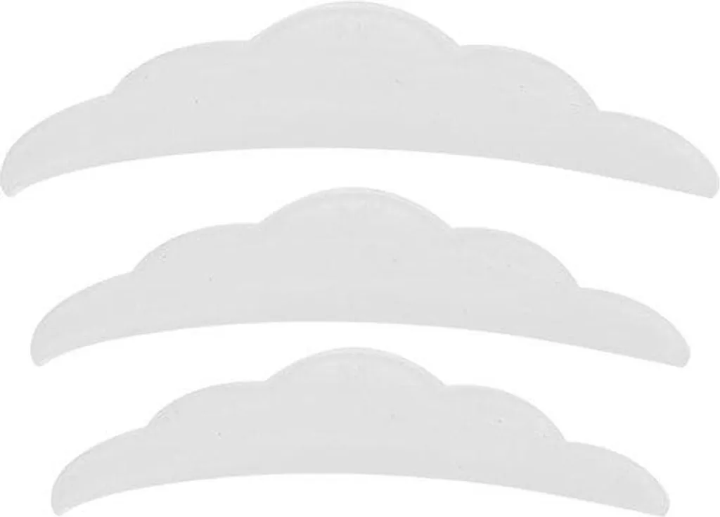 Lot de 3 paires de recourbe-cils en silicone avec coussinets souples