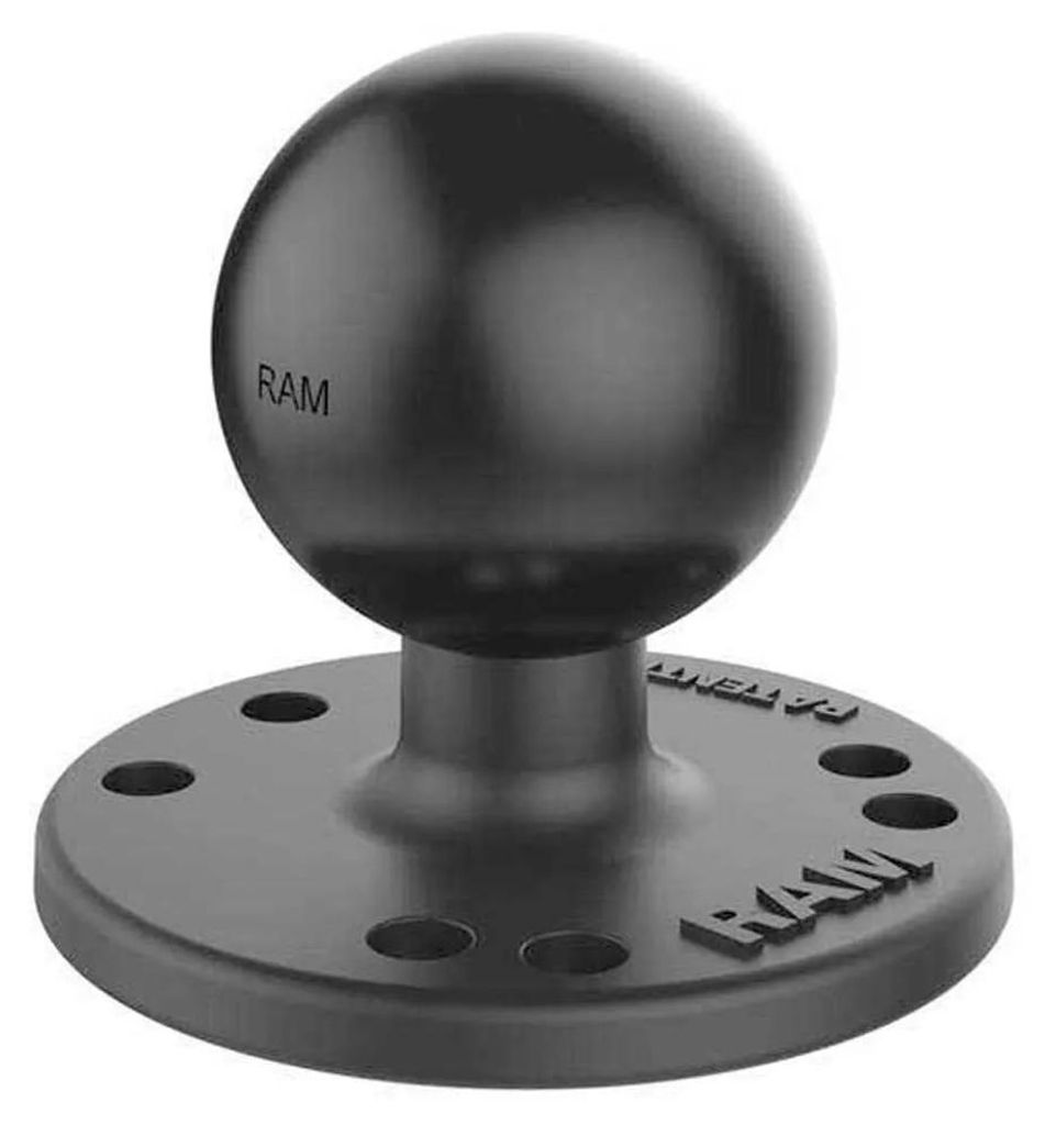 RAM Mounts basisplaat, rond, met AMPS C-kogel, 1,5 inch Productafbeelding 