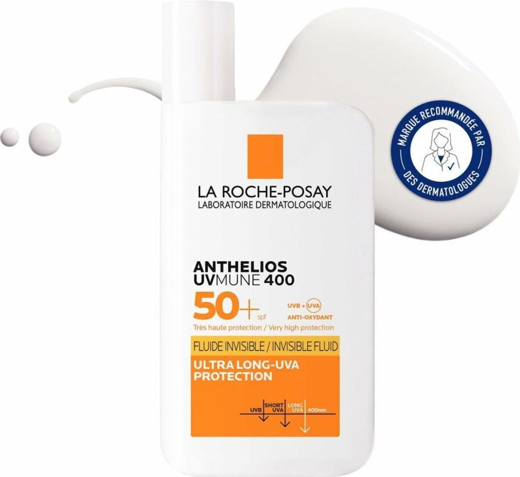 La Roche Posay Anthelios 50+  Uvmune 400 Unsichtbares Fluid Produktbild 