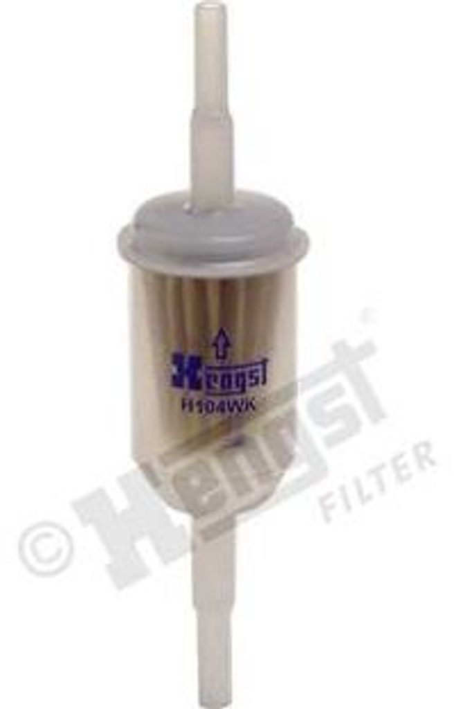 HENGST FILTER H104WK Kraftstofffilter OE 05821218 kompatibel mit Ibiza, Toledo, Favorit, Felicia, Transporter IV