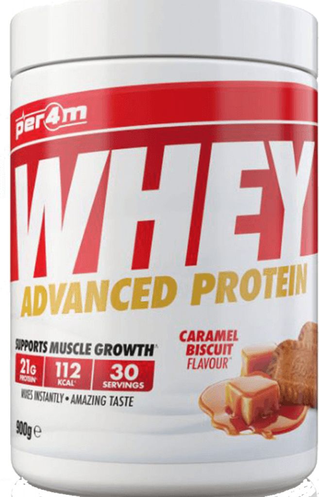 Per4m Whey Advanced Protein (900g) Caramel Biscuit - Produktbild 
