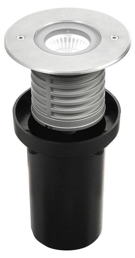 Fabas Luce IRVING 2 SILVER LED Außeneinbauleuchte 7.8W warmweiß Edelstahl 6907-02-414