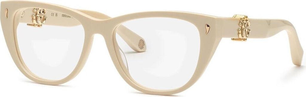 Roberto Cavalli Vrc045 Frau Mit Brille Beige Beige One Size