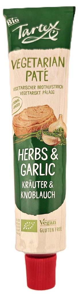 Tartex Tube Pastete Kräuter und Knoblauch 200g - Produktbild 