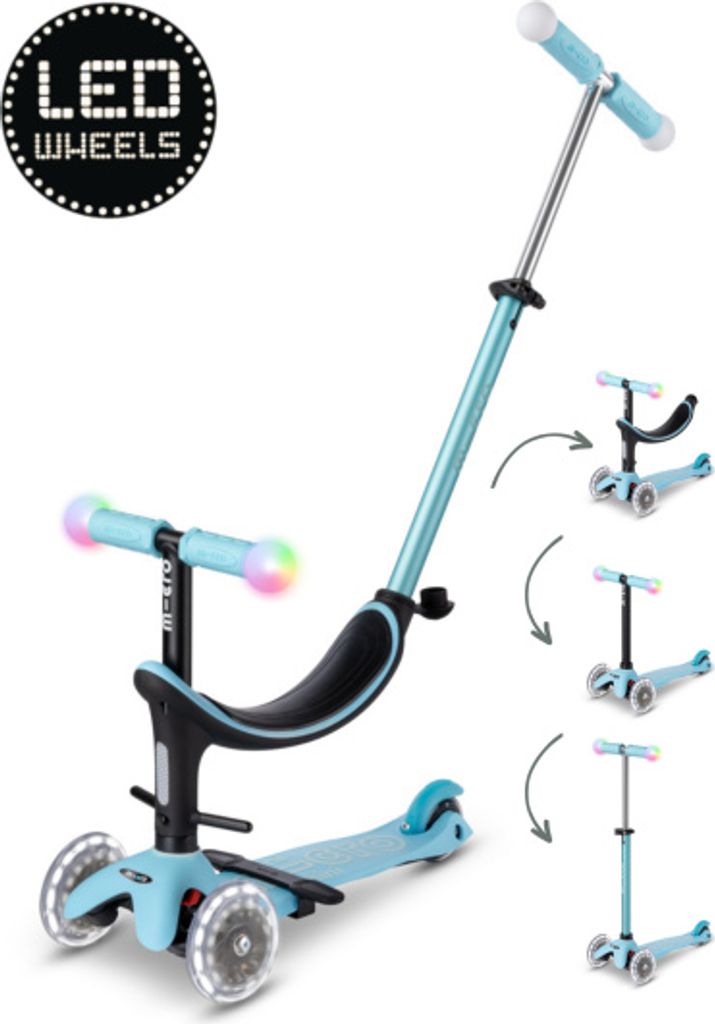 Micro Scooter Cruiser LED blue bis 100 kg belastbar Neues Produktbild 2