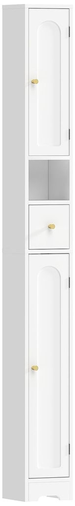 Badezimmerschrank schmaler Badschrank mit Schublade Produktbild 