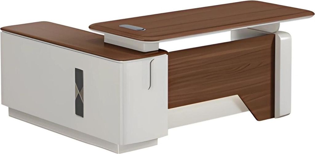 Eckschreibtisch Büro Office modern Holz Arbeitszimmer Tisch