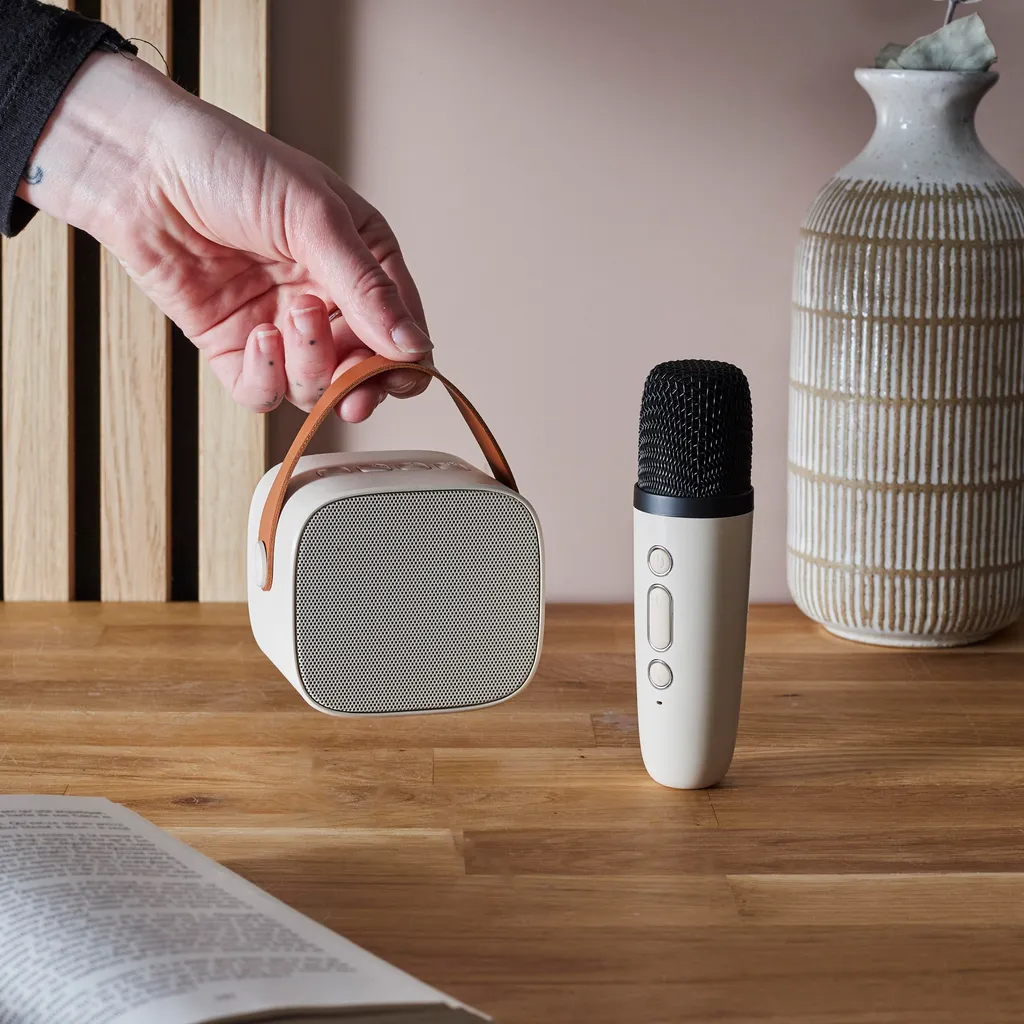 Kit Karaoké 5W Sans Fil : Enceinte et Micro pour Chanter Partout sans Fil