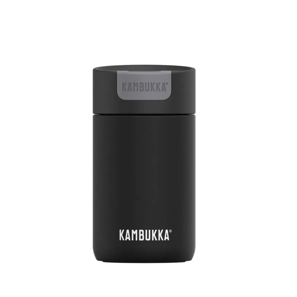 Stop aux Fuites avec la Gourde Isotherme Kambukka Qazgix Black 300ml