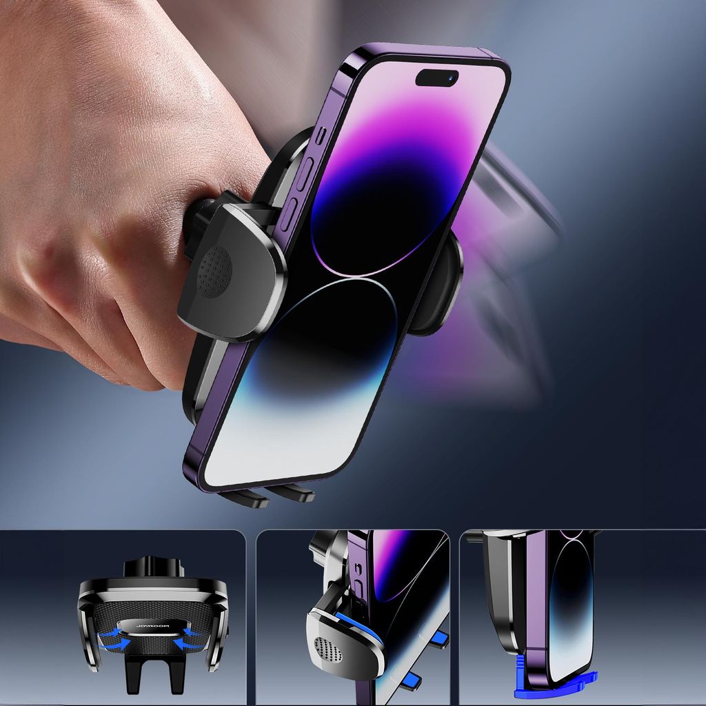 Supporto Telefono Universale Per Auto - Set 3 In 1 (Ventosa, Aria, Cruscotto) - Rotazione 360° Per IPhone E Samsung
