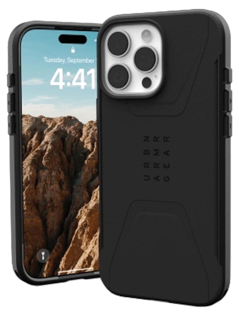 Urban Armor Gear Civilian, Cover, Apple, iPhone 16 Pro Max, 17,5 cm (6.9"), Schwarz