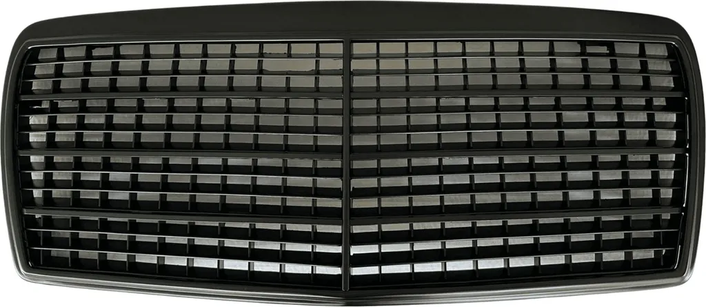 Grille de Radiateur Noire avec Entourage pour Mercedes W124 et S124 C124