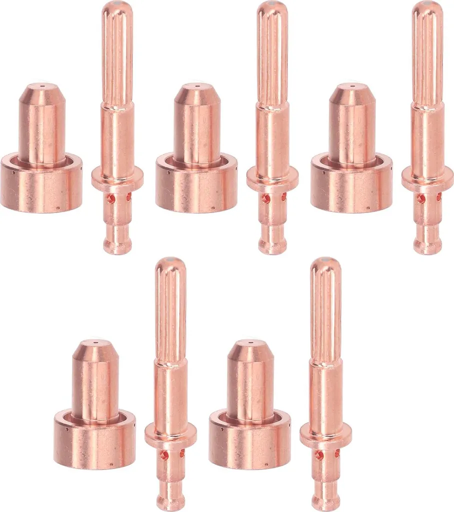 Kit 10 Consommables Plasma MC60 MC100 en Laiton, Électrode et Buse Pro - 10