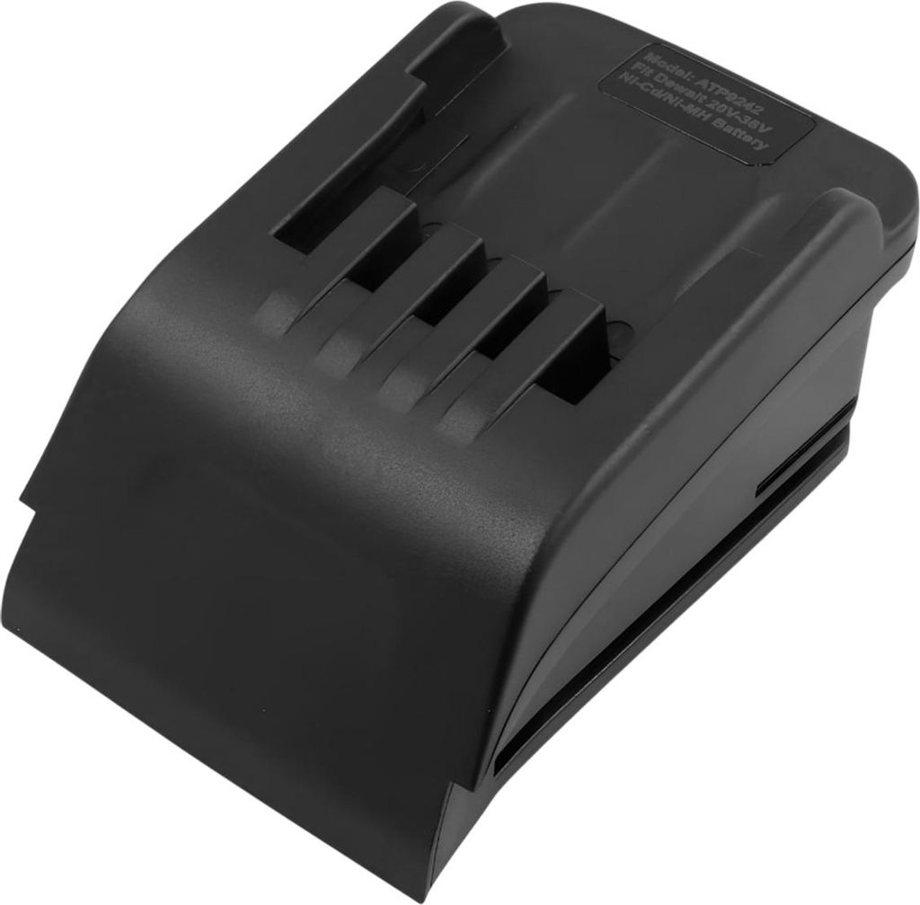 Avizar, Ladestation DeWalt DE0240/DE0241/DW0242 Einheit 66101, Schwarz