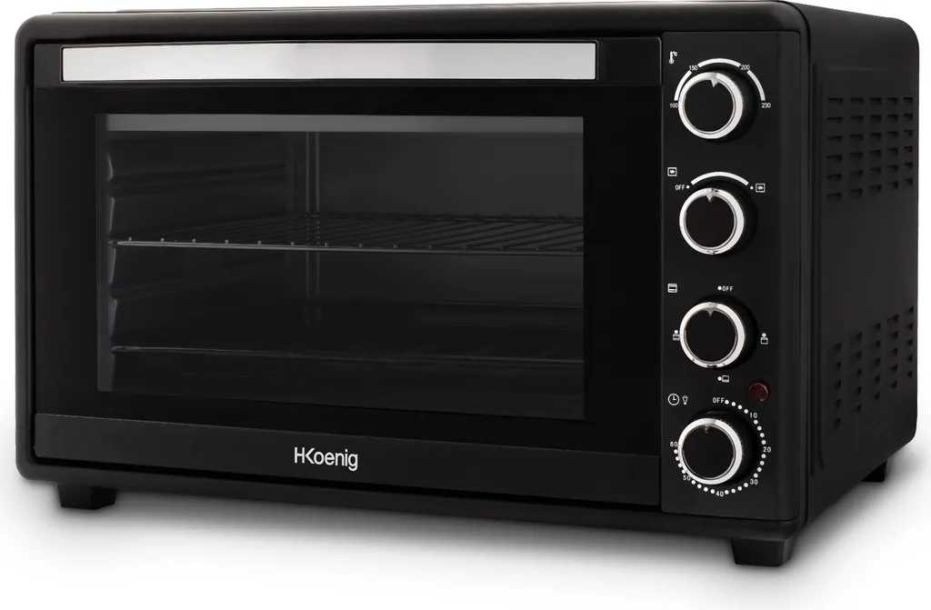 Four électrique 2000W HKoenig FO45 Réglable à 230°C avec 4 Modes Cuisson