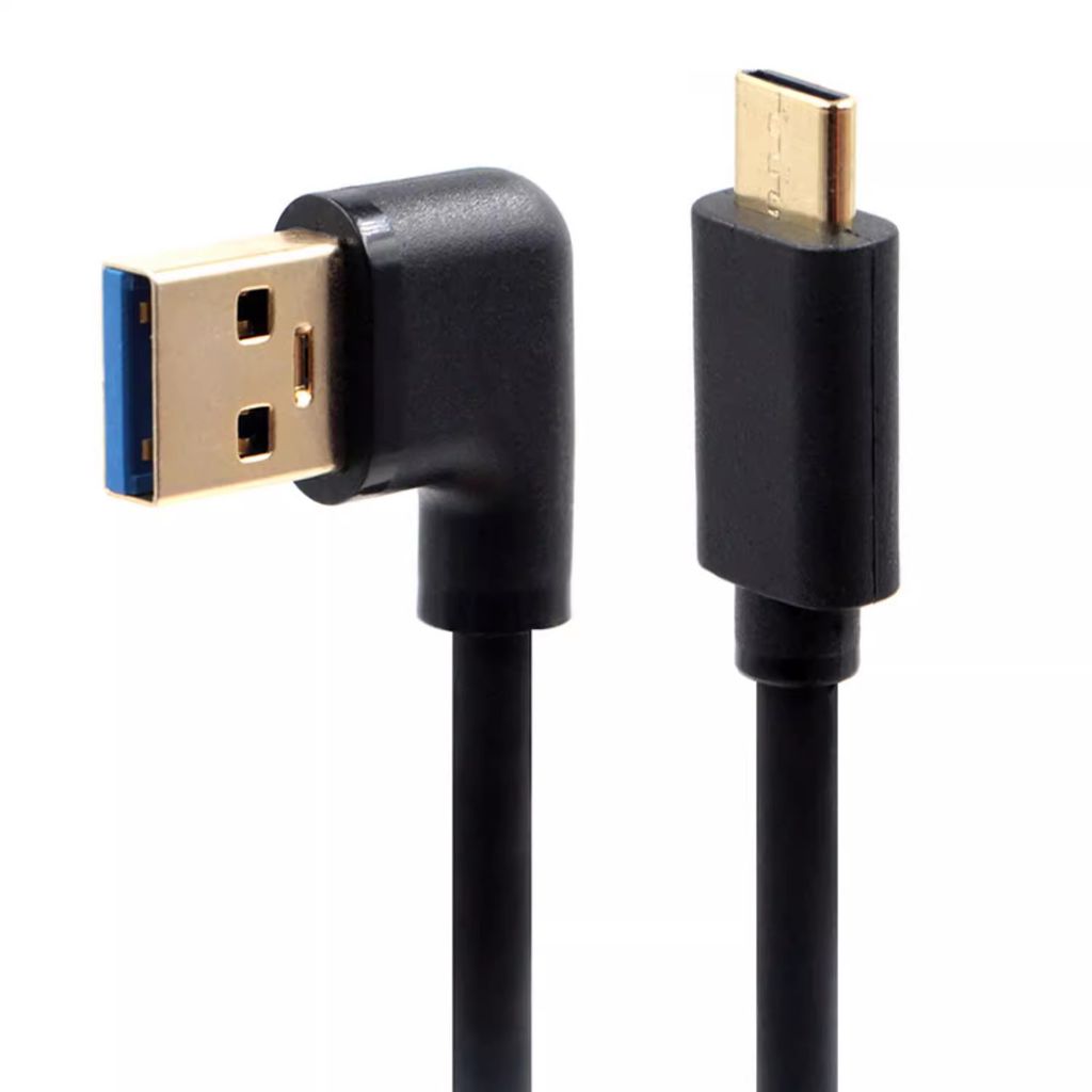 M44 USB 3.0 Kabel A auf USB-C linksgewinkelt – 50 cm Daten- Produktbild 