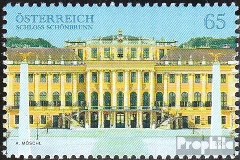 Briefmarken Österreich 2009 Mi 2796 (kompl.Ausg.) gestempelt Schloß Schönbrunn