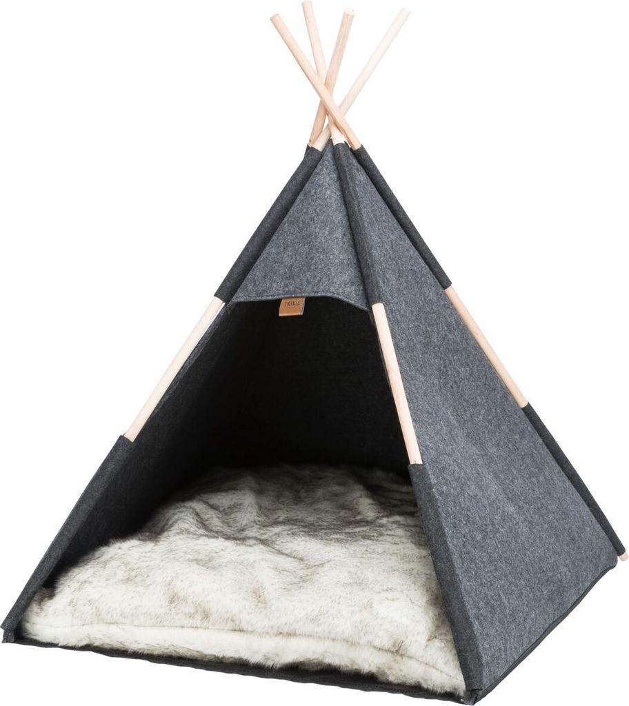 TRIXIE Höhle Tipi - anthrazit - 70 × 70 × 70 cm Produktbild 