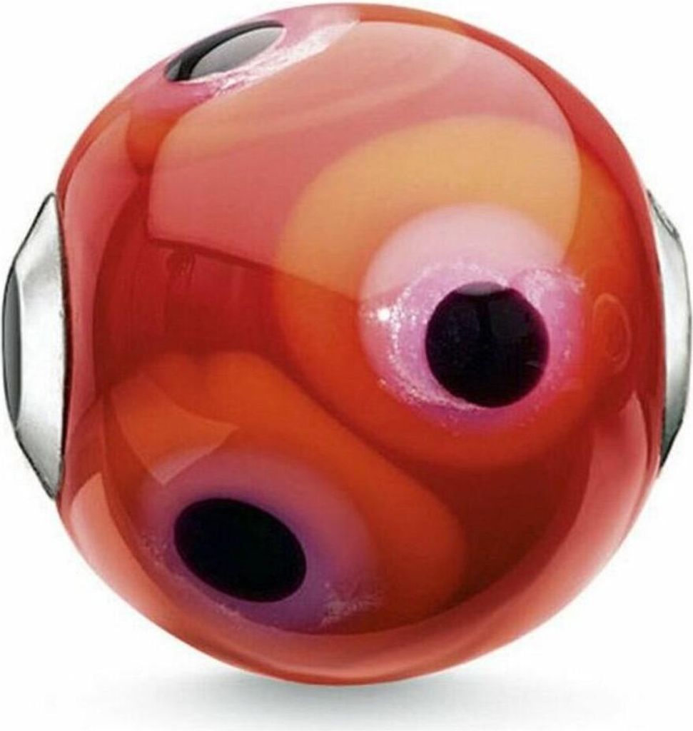 Perle da donna Thomas Sabo K0284-017-10 Rosso 1,2 cm Immagine del prodotto 
