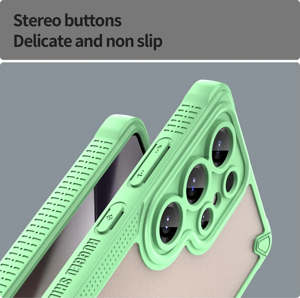 Cover Samsung Galaxy S25 Ultra Verde - Protezione Phonesta Shockproof - 6