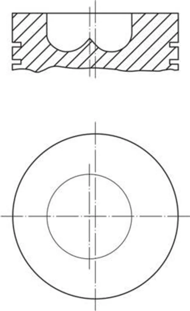 Piston MAHLE 439 14 00 pour la réfection complète de votre bloc moteur