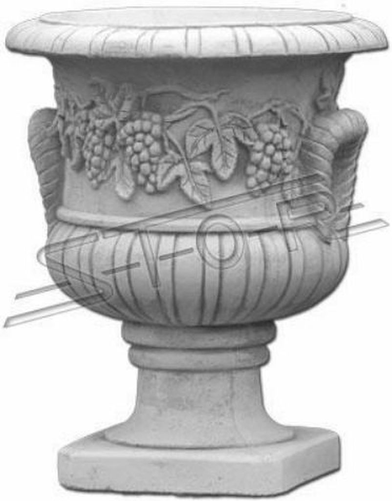 Blumentöpfe Kasten Topf Blumen Töpfe XXL Beton Garten Terrasse Skulptur S104017