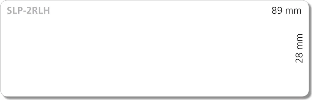 Pack de 260 Étiquettes d'adresse SEIKO SLP-2RLH haute blancheur 28x89mm