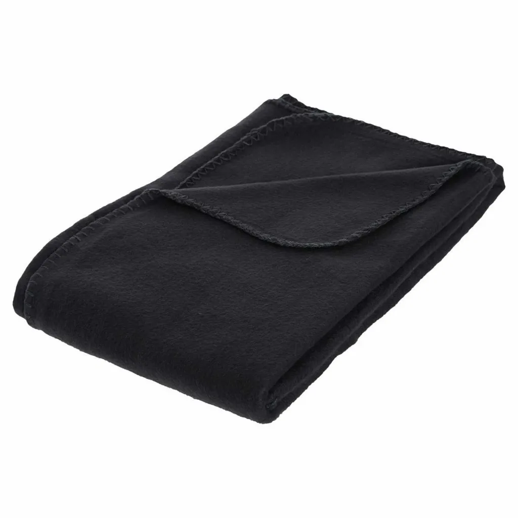 Plaid in Pile Nero Atmosphera 125x150 cm - Morbidezza per il tuo Relax