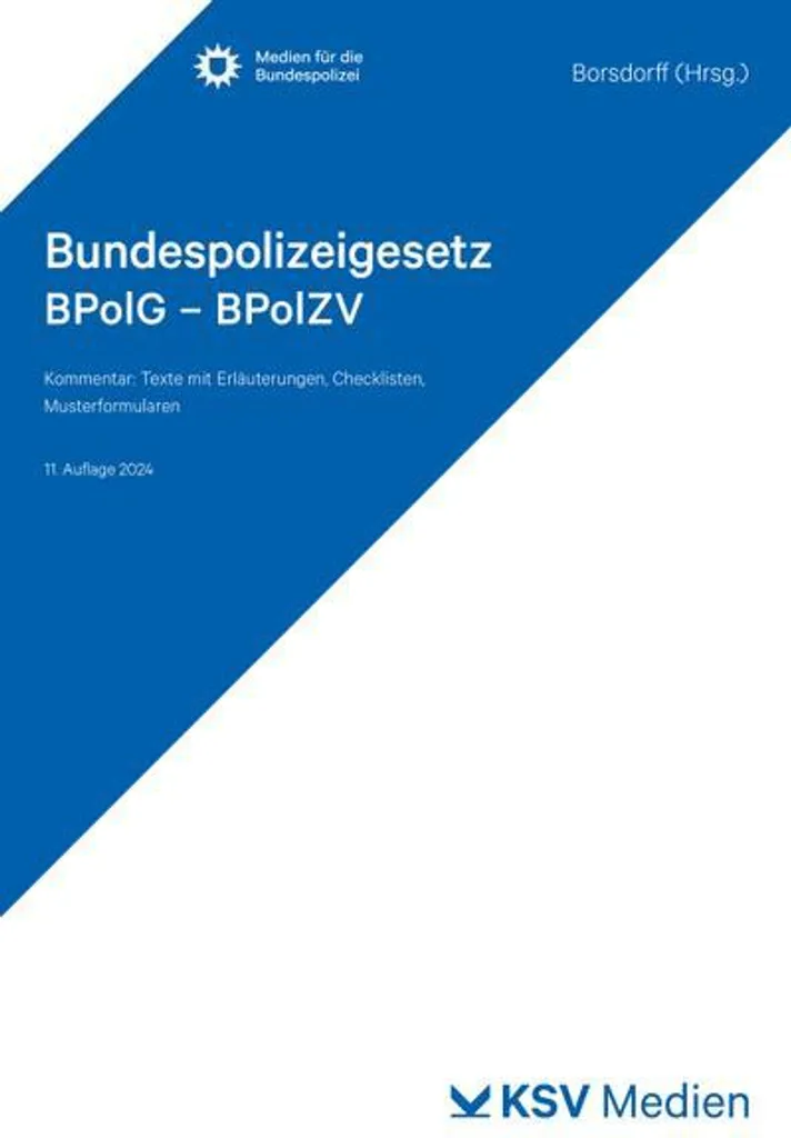 Bundespolizeigesetz BPolG et BPolZV : Texte de loi officiel format A5
