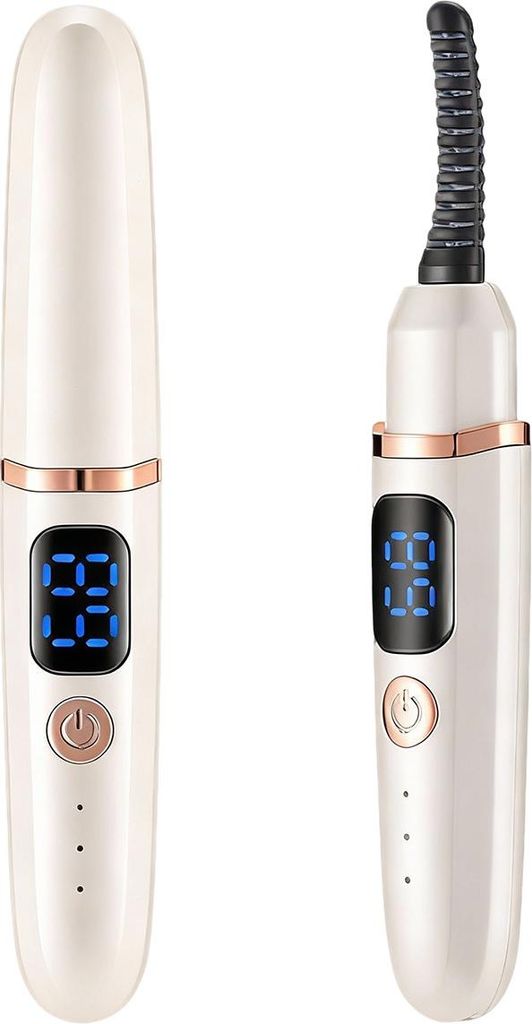 Beheizbarer Wimpernformer elektrisch, LED-Akkustatus, 3 Temperaturstufen, USB aufladbar, Type-C, schnelles Aufheizen, augensicher, tragbar, Geschen...