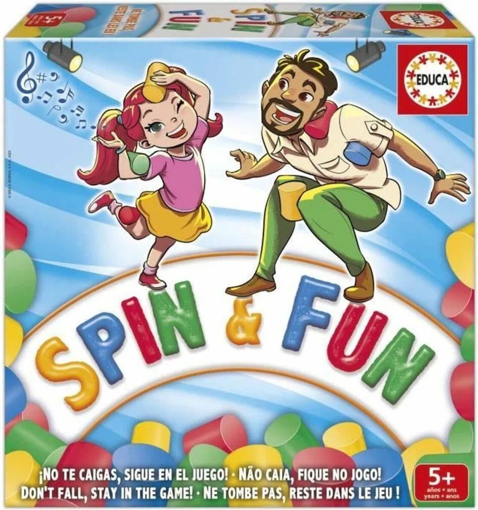 Apprendre en jouant avec le jeu éducatif Spin & Fun Educa pour tout-petits