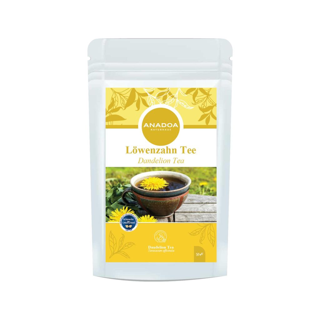 Löwenzahn Tee 50 g – Taraxacum officinale – Naturbelassener Kräutertee – Dandelion Tea – Anadoa Naturhaus