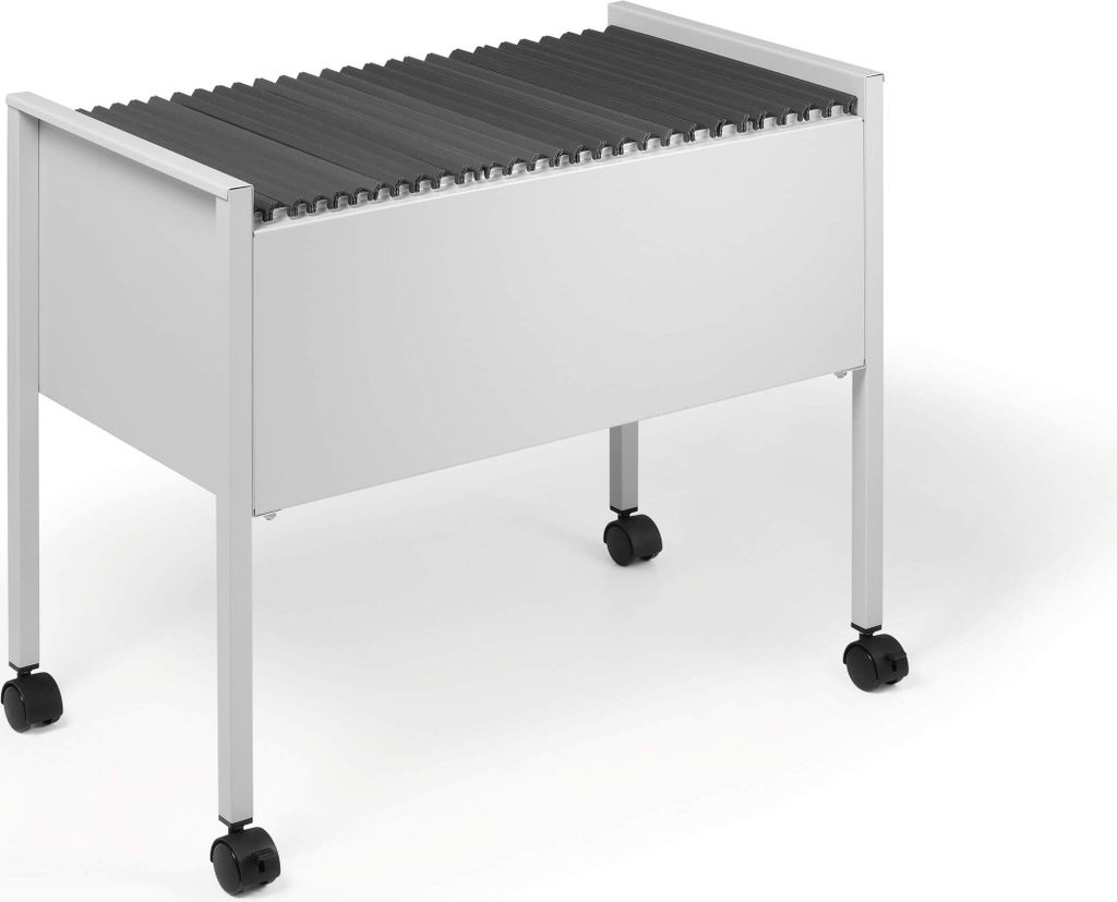 DURABLE Pojízdná kartotéka ECONOMY 80 A4, šedá, 309510 Obrázek produktu 