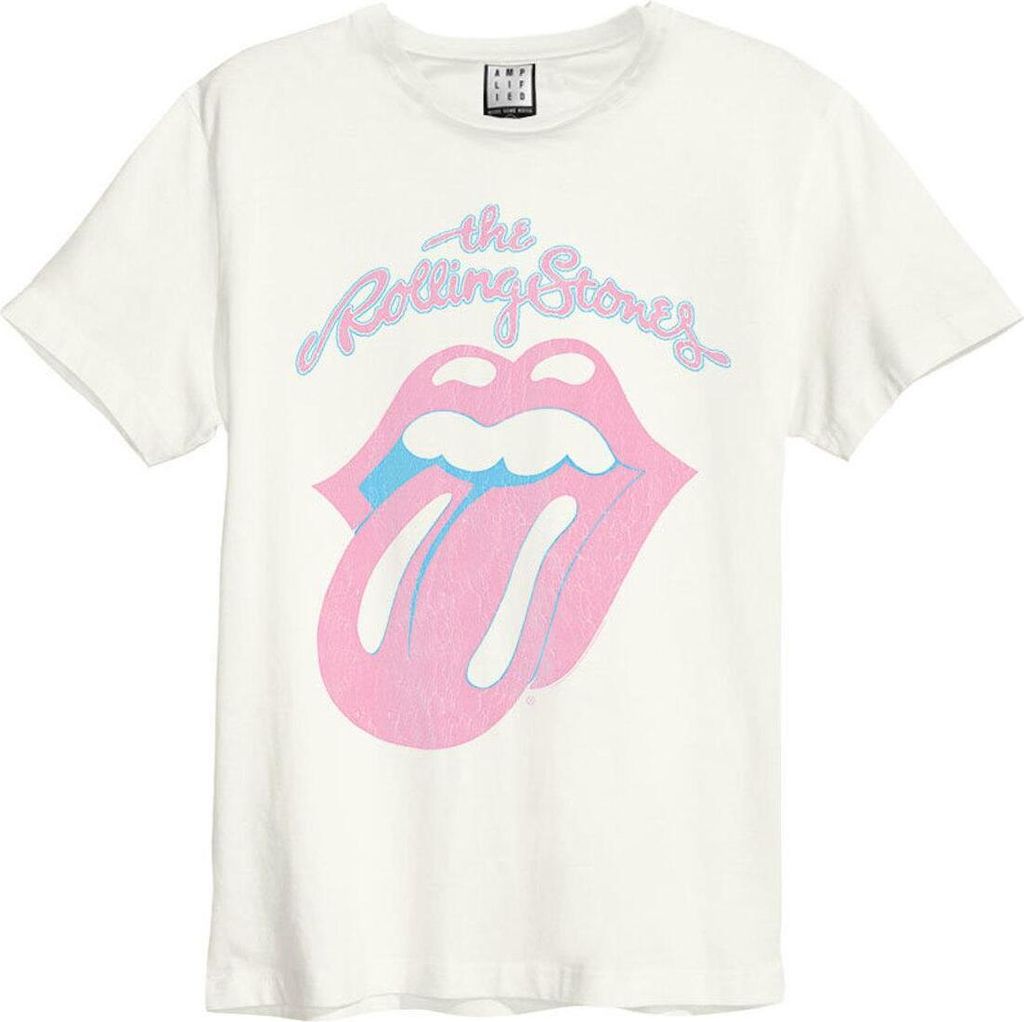 Amplified - T-Shirt für Herren/Damen Uni GD1672 (L) (Weiß)
