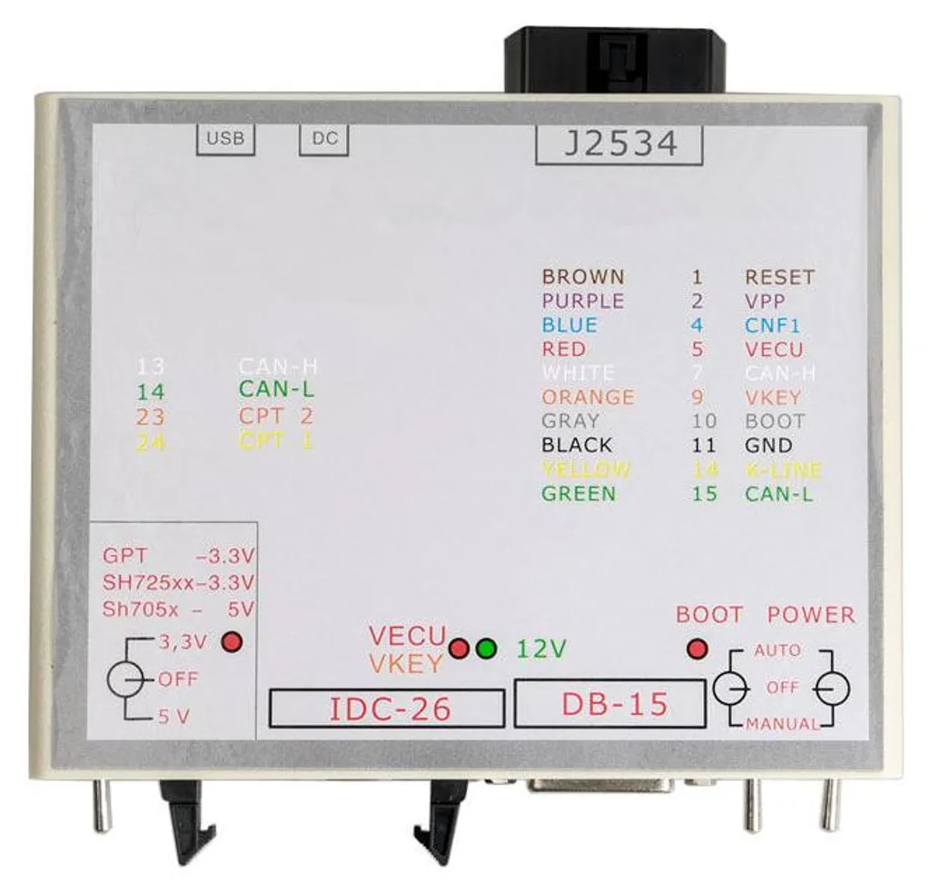 Outil de Diagnostic OBD et Flash ECU Kit Complet avec Interface J-TAG