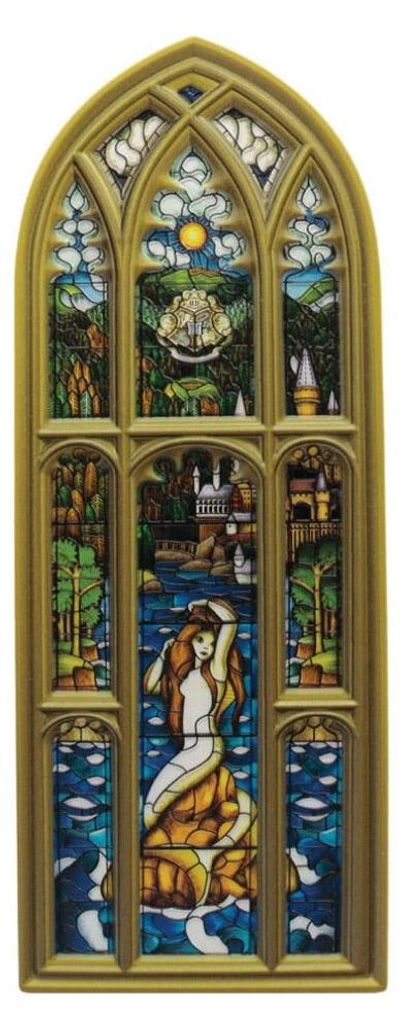 Harry Potter Resinschild Mermaid Stained Glass Window Produktbild 