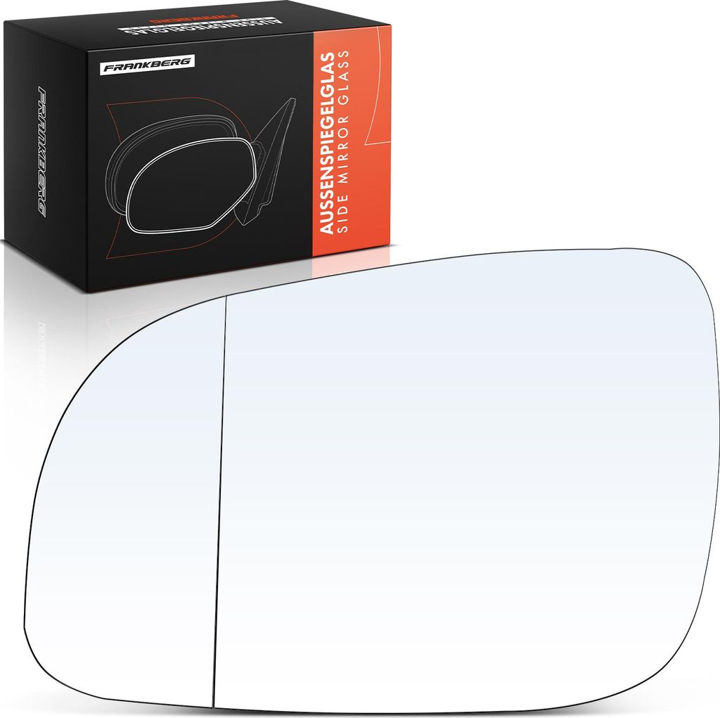 Frankberg 1x Spiegelglas Außenspiegel links für VW Golf 4 6 1J Lupo Seat Ibiza Skoda