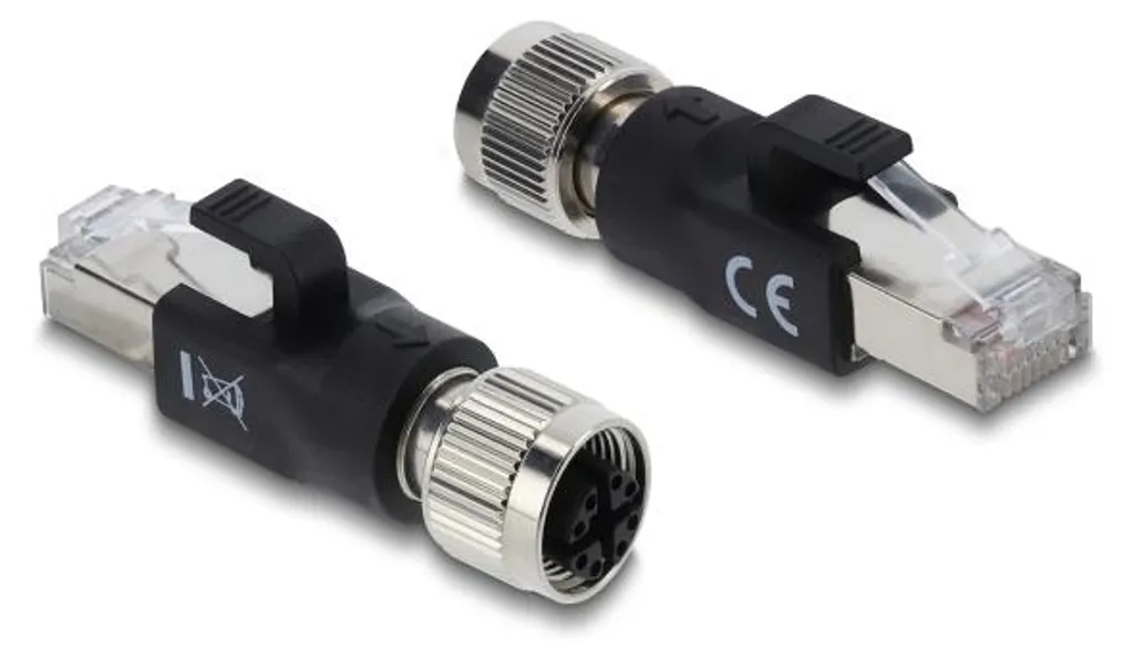 Connecteur M12 vers RJ45 pour Caméra Industrielle et Automate Programmable