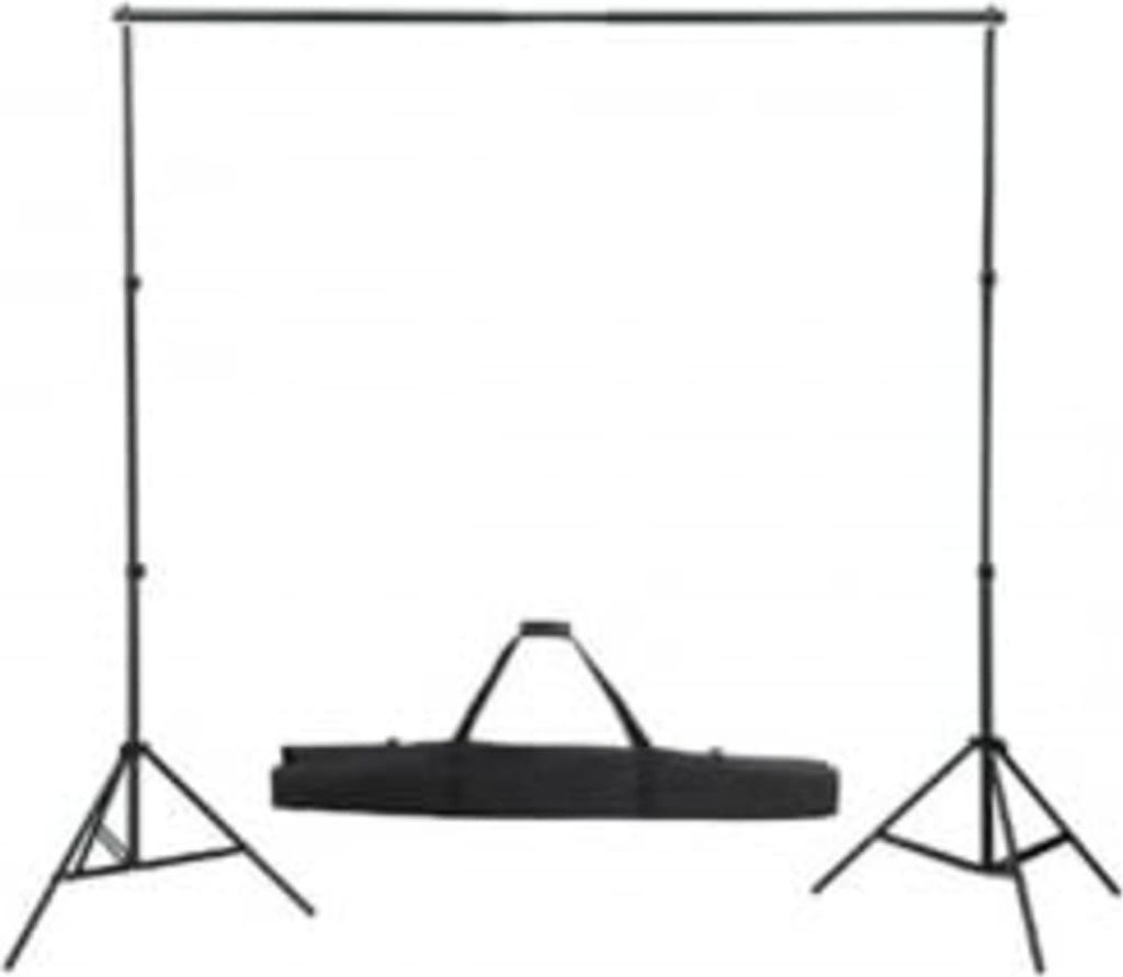 vidaXL Fotohintergrund-System 300 x 300 cm Grün Produktbild 