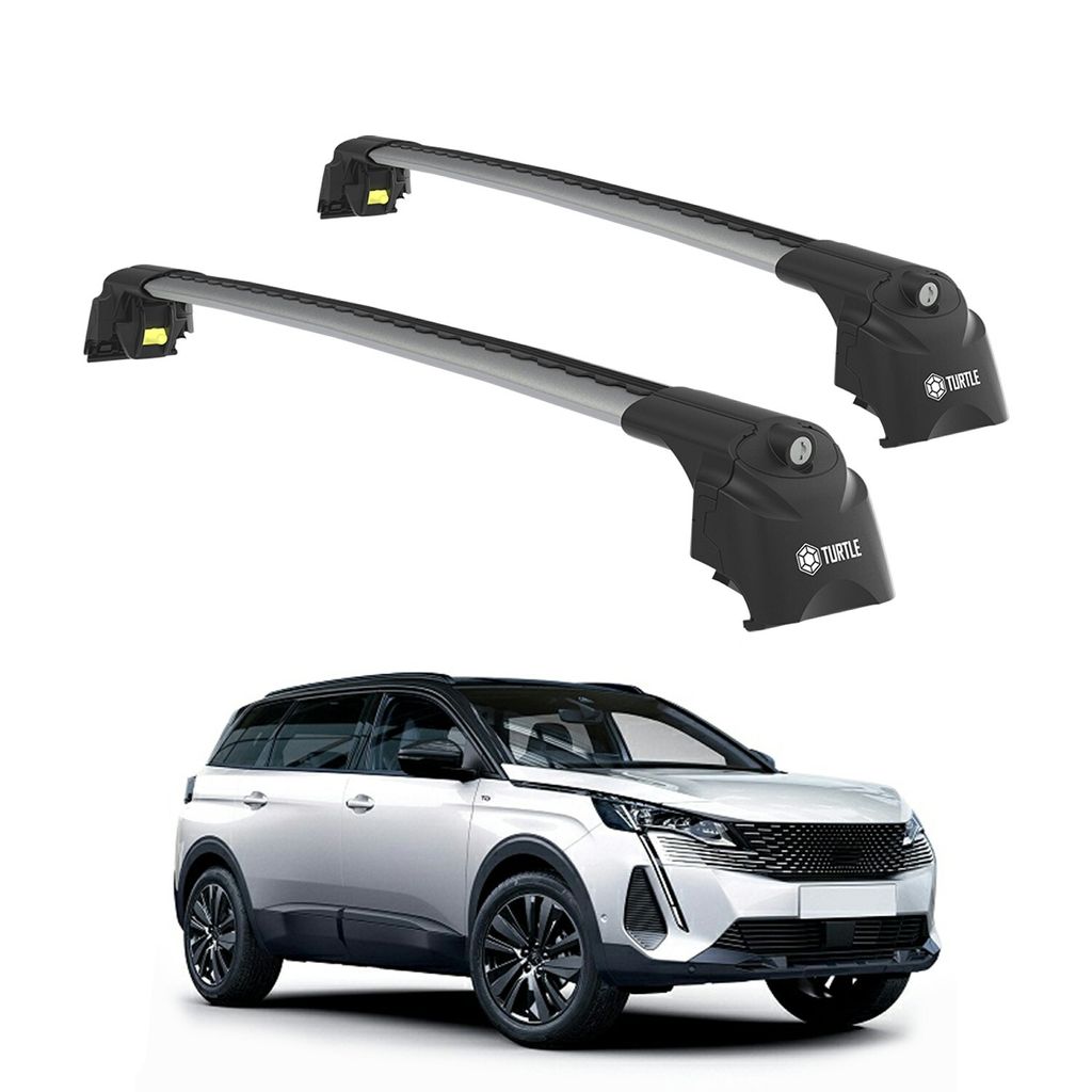 TURTLE DACHTRÄGER AIR-2 , Silber PEUGEOT 5008 T87 2017 - Produktbild 