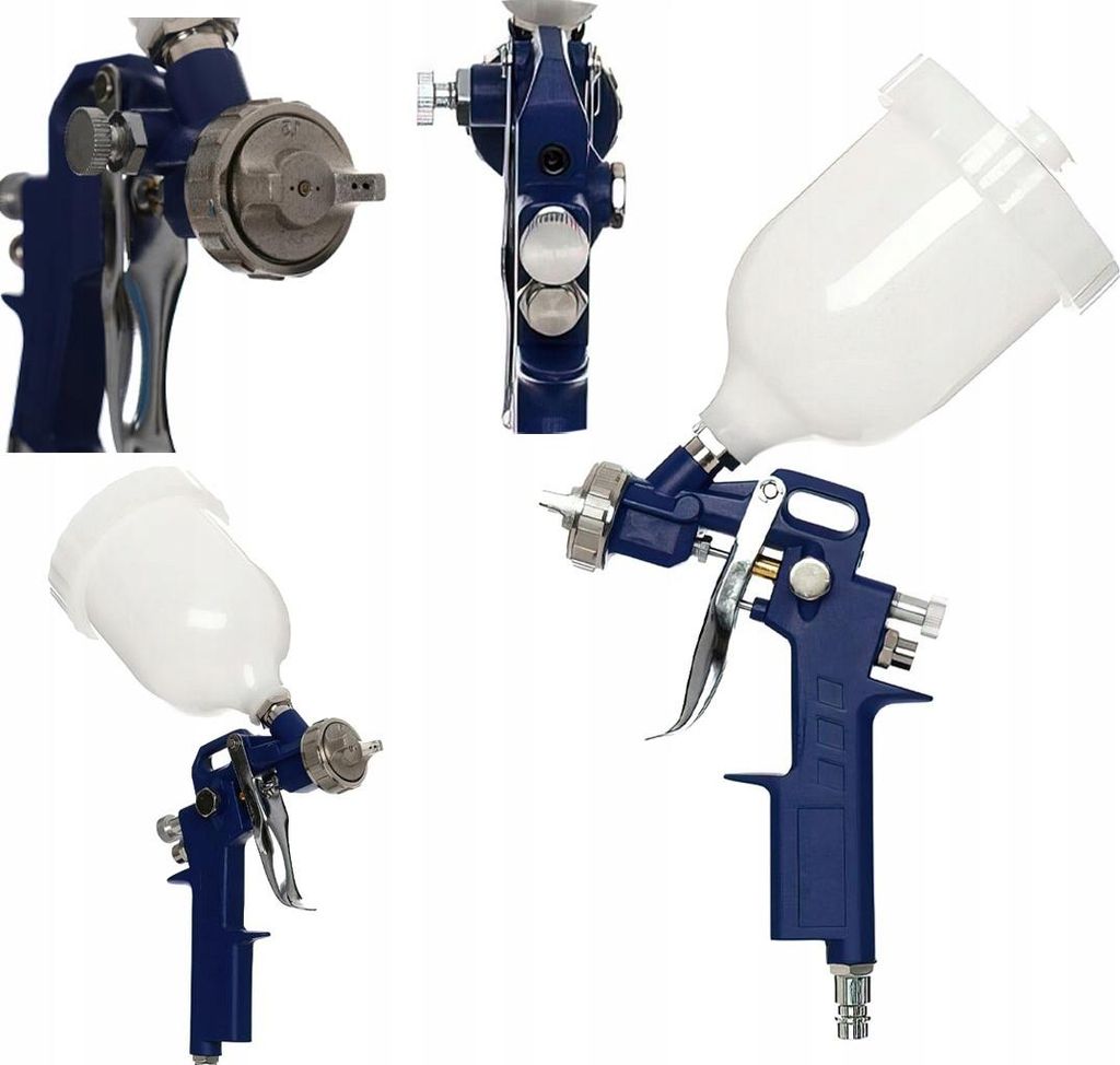 Pistolet Lakierniczy Malarski 600 ml 0,6 L Iglica 1,5 mm Zdjęcie produktu 