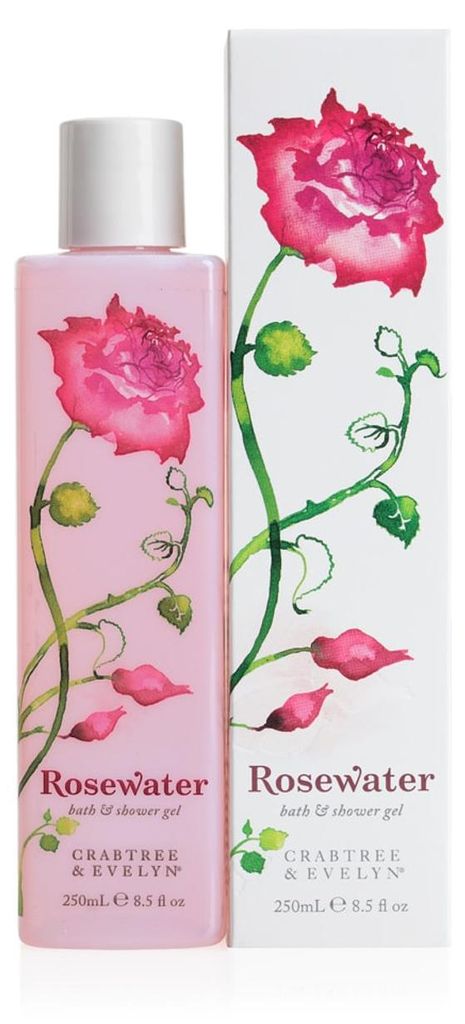 Crabtree & Evelyn, Rosewater, Cleansing, Shower Gel, For Immagine del prodotto 