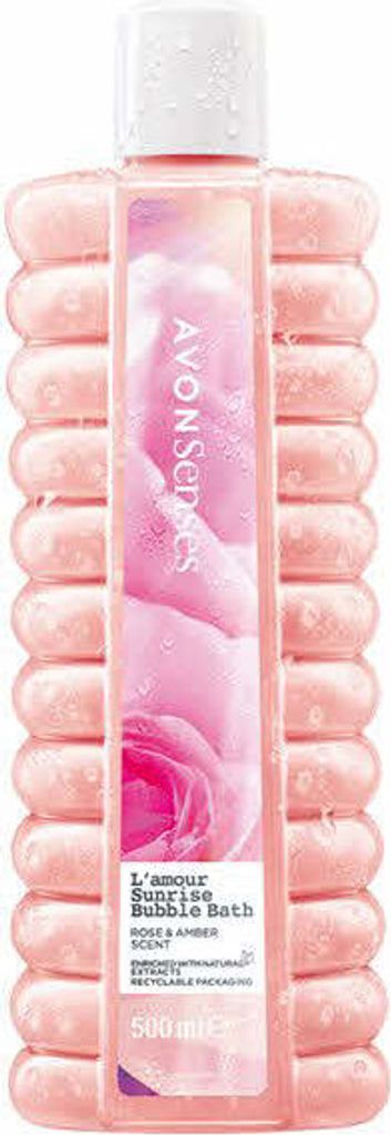 AVON Bubble Bath Schaumbad Rose & warmer Amber 500 ml