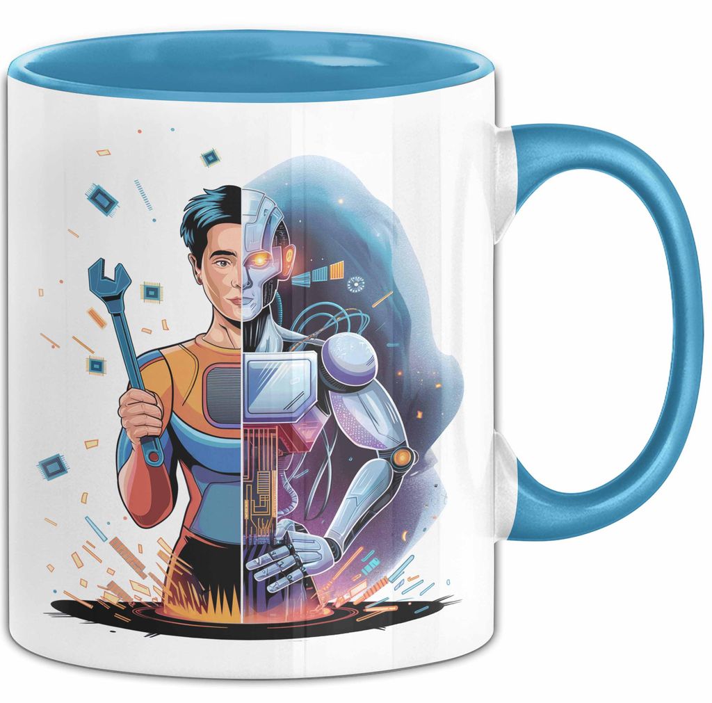 Mechatronik Techniker Tasse Geschenk Lustige Geschenkidee Spruch Für Technik Ingenieure (Blau)
