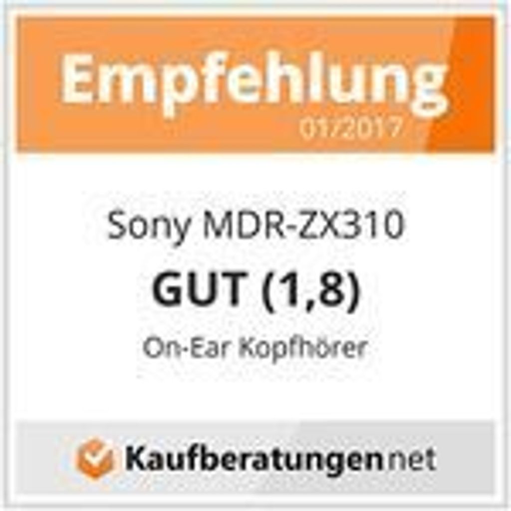 Sony MDR-ZX310B Schwarz Produktbild 9