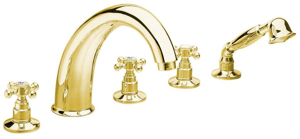 Sapho ANTEA 5-Loch - Wannenarmatur, Gold