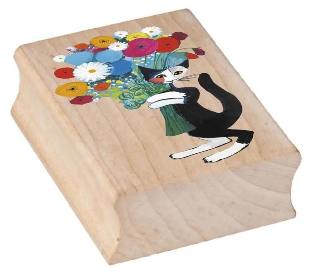 fridolin - Kunststempel, Wachtmeister, For you, aus Holz