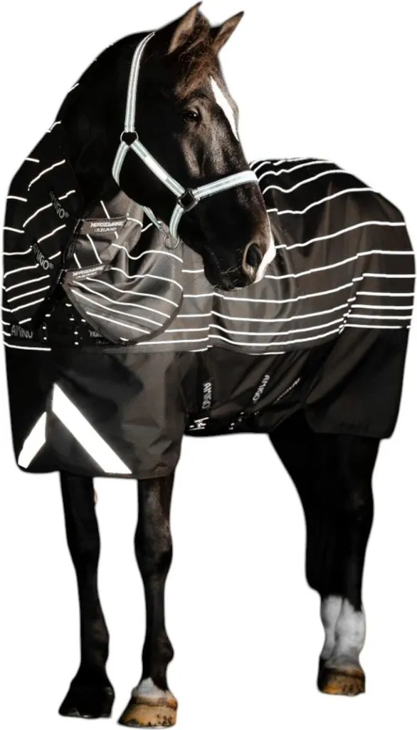 Protection de pluie pour cheval Amigo 1200D FieldSafe Reflectech Plus 0g