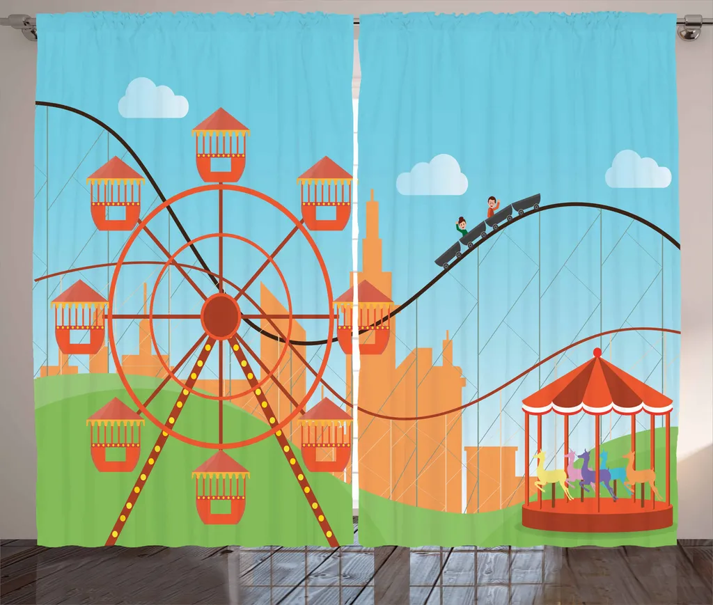 Tenda Rustica Ruota Panoramica ABAKUHAUS 280x175 cm | Arredo Camera